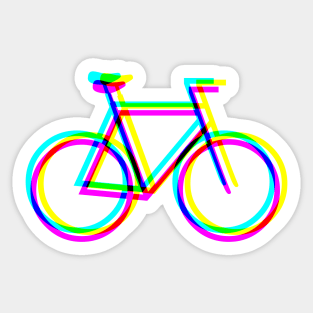 CMYK Bike Sticker